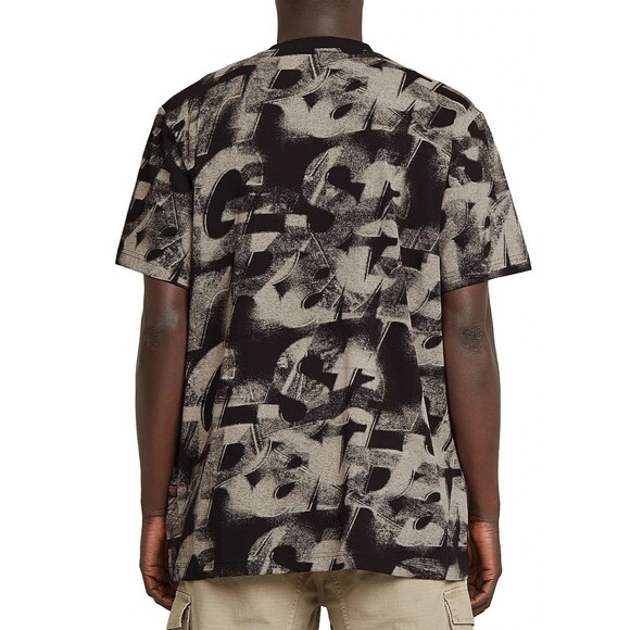 G-Star Raw T-Shirt, Mens XL, G-Star Light Chalk Sprayed Letters Crewneck T-Shirt - Picture 2 of 15